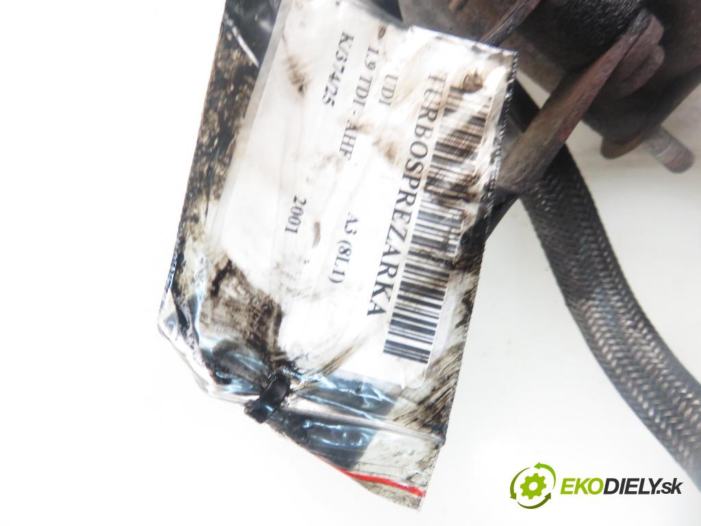 AUDI A3 (8L1) HB 2001 81,00 1.9 TDI 110 - AHF 1896,00 RYCHLONABÍJEČKA: 038253019A (Turbodúchadla (kompletní))