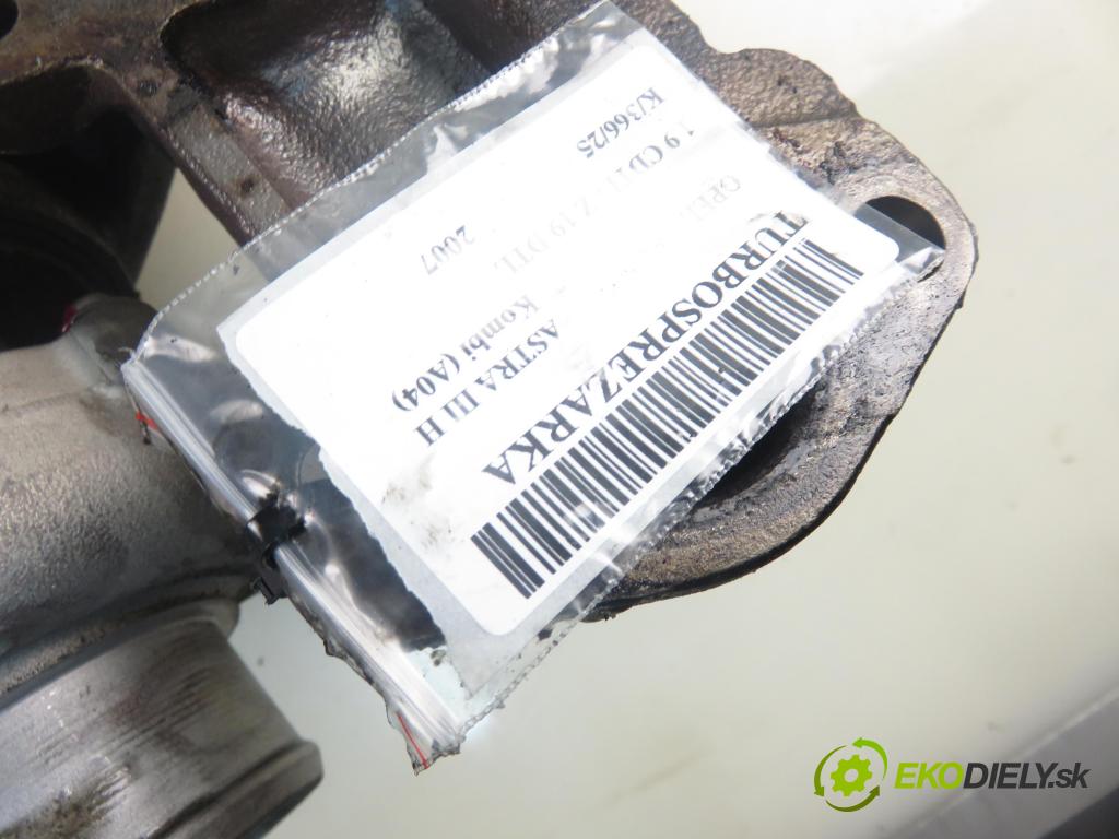 OPEL ASTRA H Kombi (A04) KOMBI 2007 74,00 1.9 CDTI - Z 19 DTL 1910,00 RYCHLONABÍJEČKA: 55205474 (Turbodúchadla (kompletní))