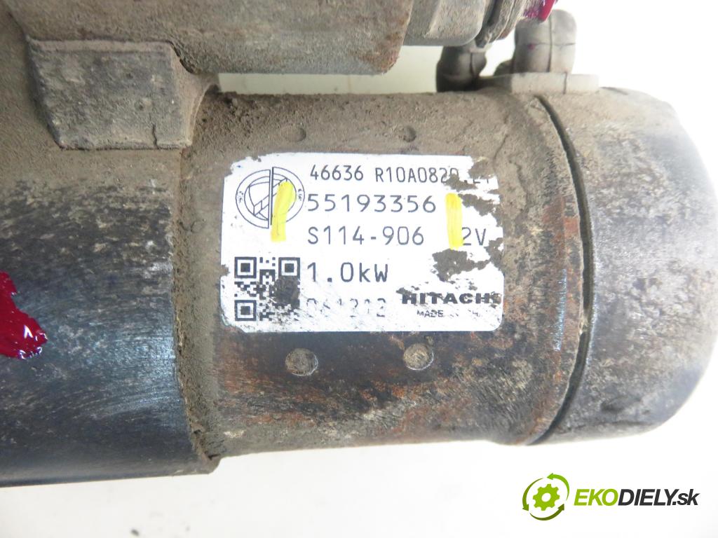 FIAT GRANDE PUNTO (199_) HB 2007 57,00 1.4 - 350 A1.000 1368,00 Štartér 55193356 ; S114906 (Štartér)