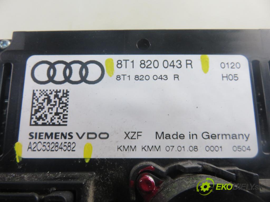 AUDI A4 (8K2, B8) SEDAN 2008 118,00 1.8 TFSI - CABB 1798,00 Panel kúrenia KLIMATRONIK 8T1820043R ; A2C53284582