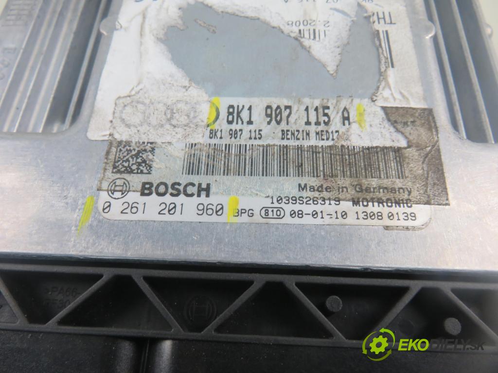 AUDI A4 (8K2, B8) SEDAN 2008 118,00 1.8 TFSI - CABB 1798,00 Riadiaca jednotka Motor 8K1907115A ; 0261201960