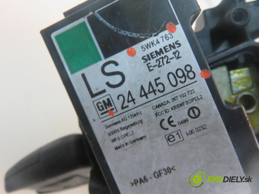 OPEL ZAFIRA A Nadwozie Wielkopojemne (MPV) (T98)  MINIVAN 2000 60,00 2.0 DI 16V - X 20 DTL 1995,00 spinačka 24445098 ; 5WK4763 (Spínacia skrinka a kľúč)