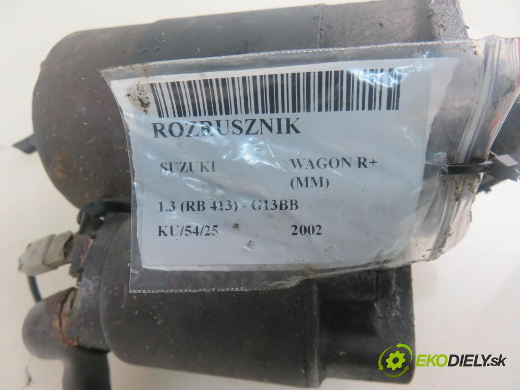 SUZUKI WAGON R+ (MM) HB 2002 56,00 1.3 4WD (RB 413) - G13BB 1298,00 Štartér 3110083E0 ; M002T460817E (Štartér)