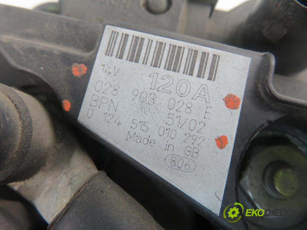 VW GOLF IV (1J1) HB 2003 50,00 1.9 SDI 68 - AQM 1896,00 Alternátor 028903028E ; 0124515010 (Alternátor)