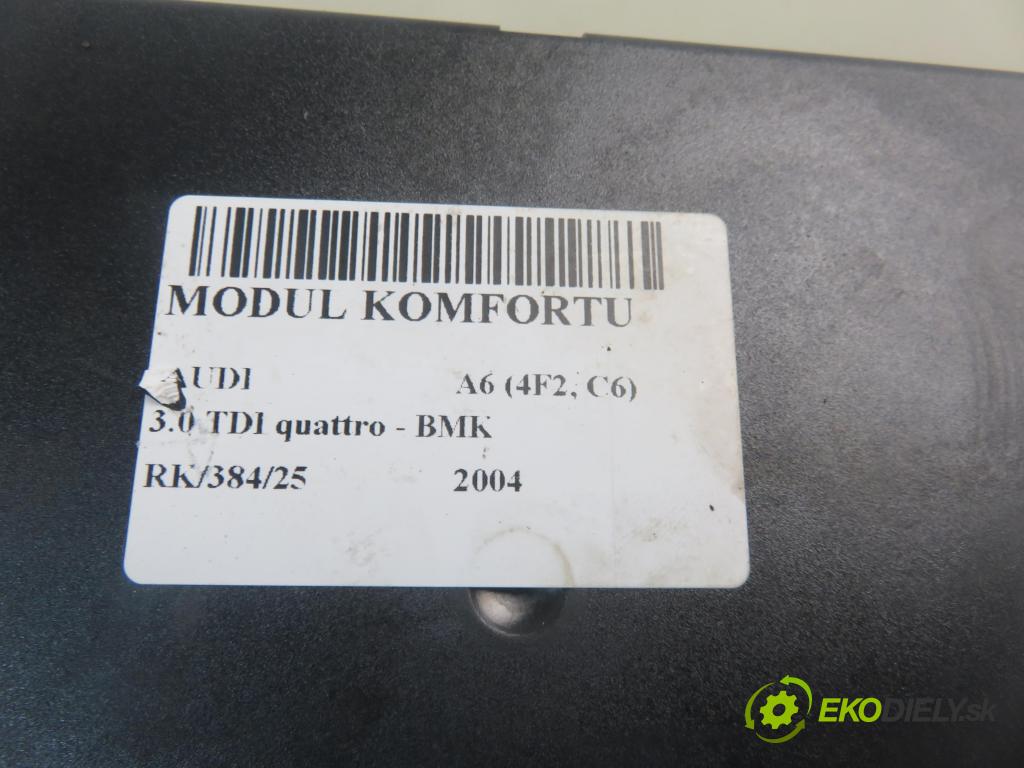 AUDI A6 (4F2, C6) SEDAN 2004 165,00 3.0 TDI quattro - BMK 2967,00 MODUL komfortu 4F0907289D ; 4F0910289D ; 5DK00876210