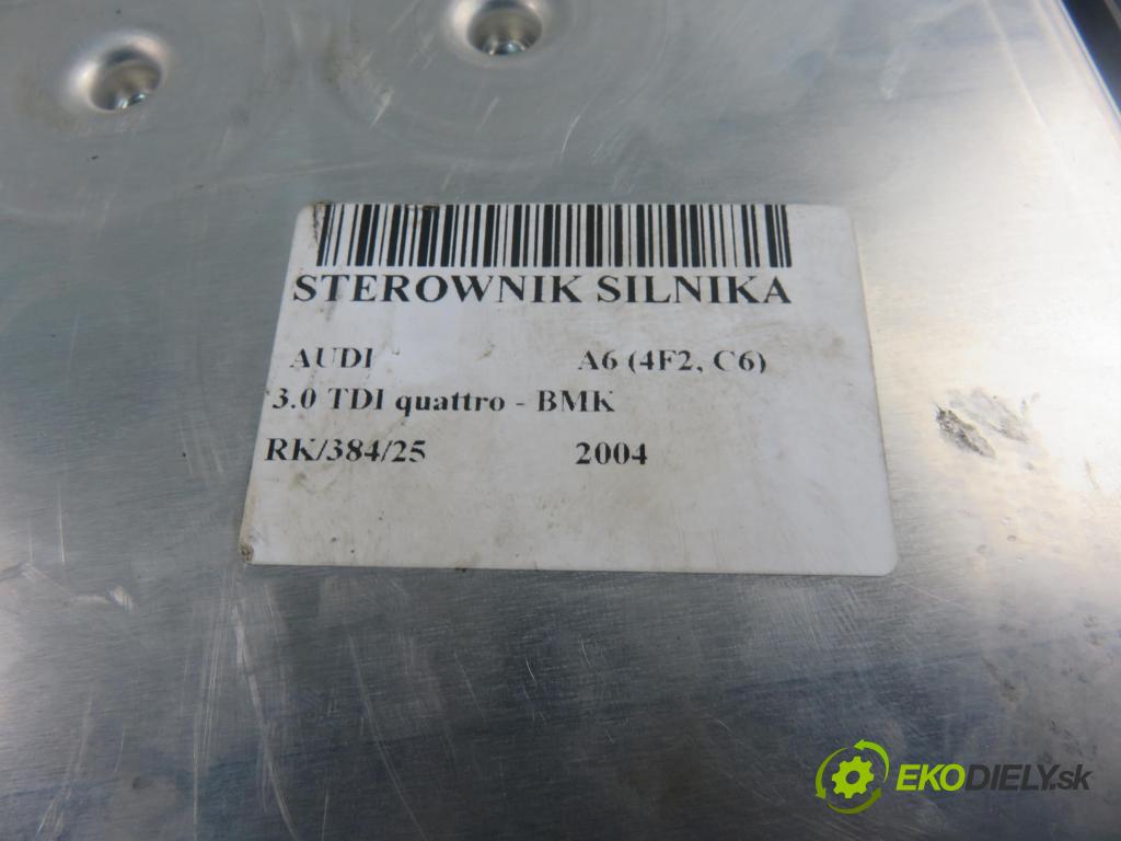 AUDI A6 (4F2, C6) SEDAN 2004 165,00 3.0 TDI quattro - BMK 2967,00 Riadiaca jednotka Motor 4F0907401A ; 4F0910401L ; 0281012153
