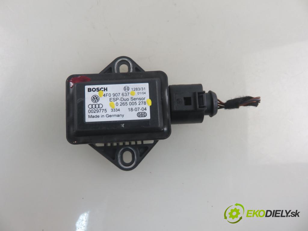 AUDI A6 (4F2, C6) SEDAN 2004 165,00 3.0 TDI quattro - BMK 2967,00 snímač ESP 4F0907637 ; 0265005278
