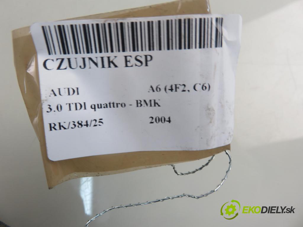 AUDI A6 (4F2, C6) SEDAN 2004 165,00 3.0 TDI quattro - BMK 2967,00 snímač ESP 4F0907637 ; 0265005278