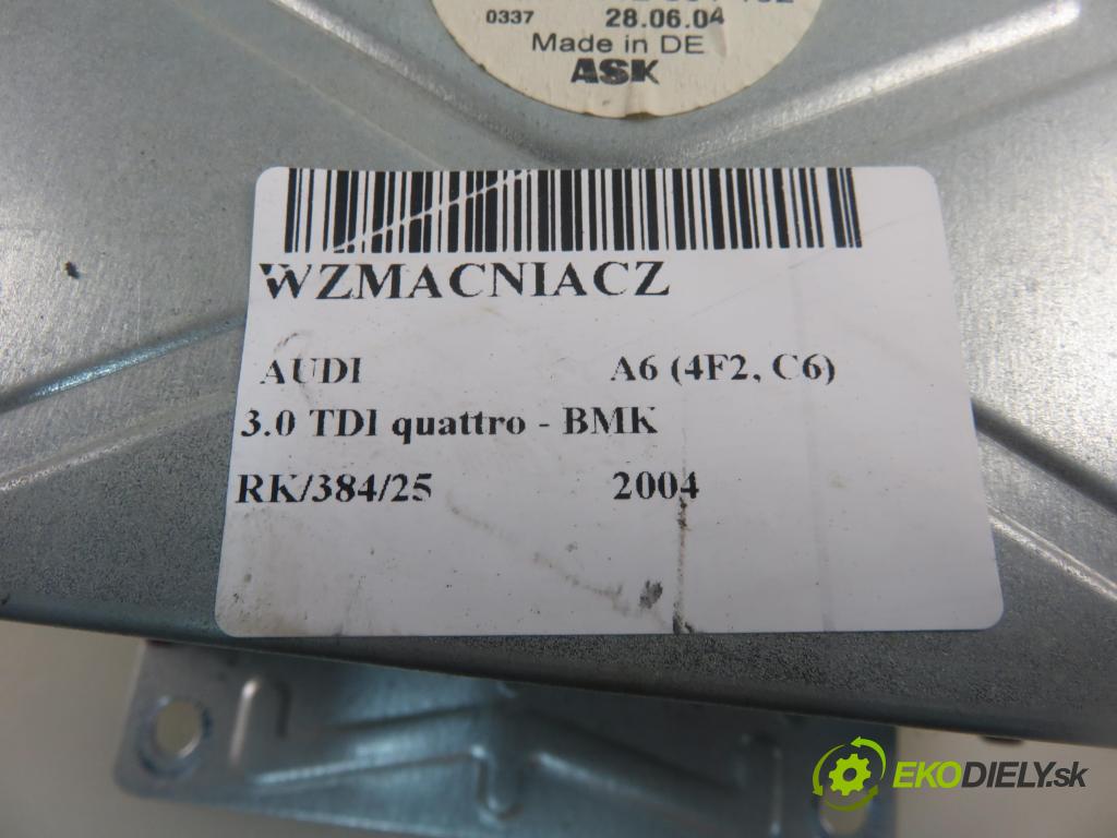 AUDI A6 (4F2, C6) SEDAN 2004 165,00 3.0 TDI quattro - BMK 2967,00 Zosilňovač 4F0910223B ; 4F0035223 (Zosilňovač)