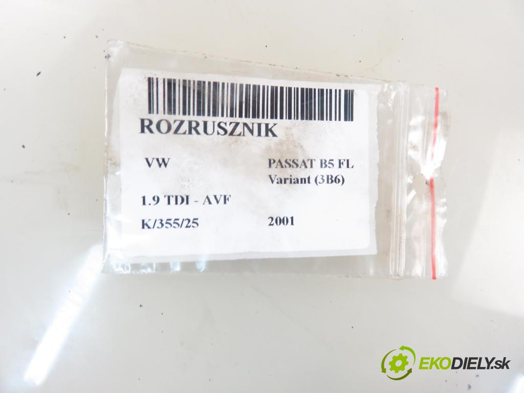 VW PASSAT B5.5 Variant (3B6) KOMBI 2001 96,00 1.9 TDI PD 130 - AVF 1896,00 Štartér 068911024H ; 0001124020 (Štartér)