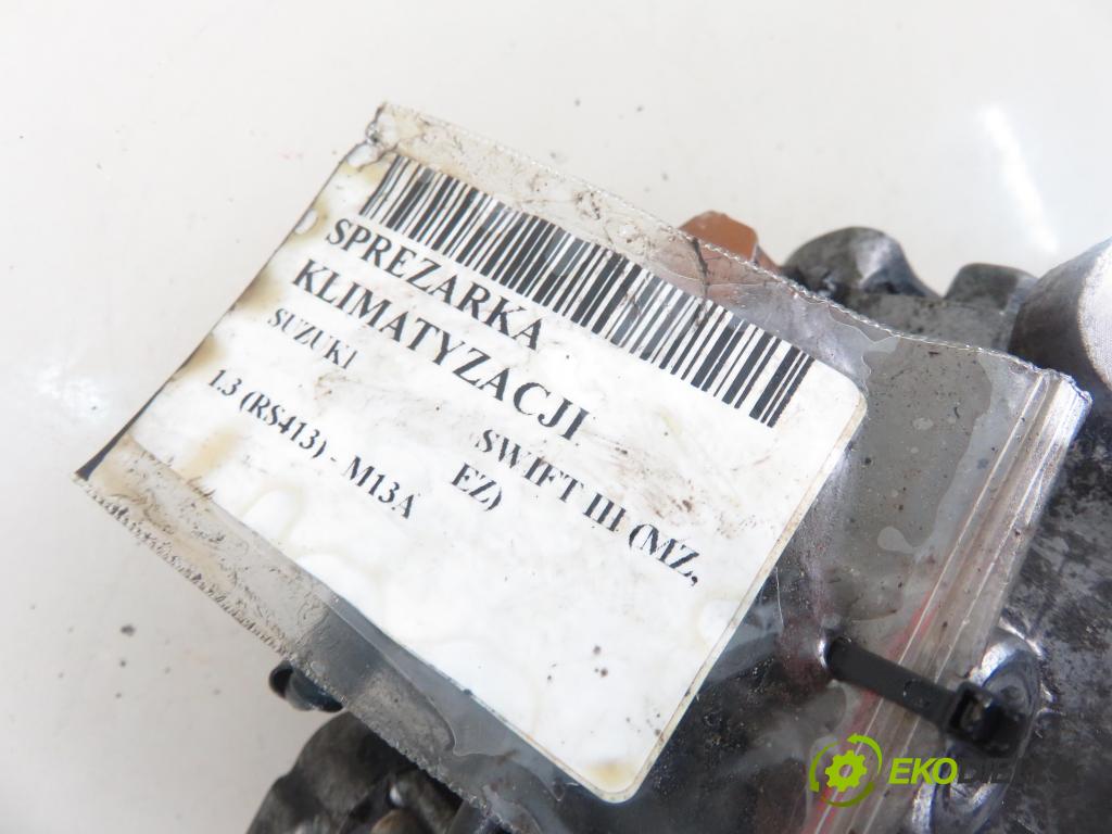 SUZUKI SWIFT III (MZ, EZ) HB 2006 67,00 1.3 91 - M13A 1328,00 KOMPRESOR: klimatizácie 9520062JA0 ; AKC200A083A (Kompresor klimatizácie)