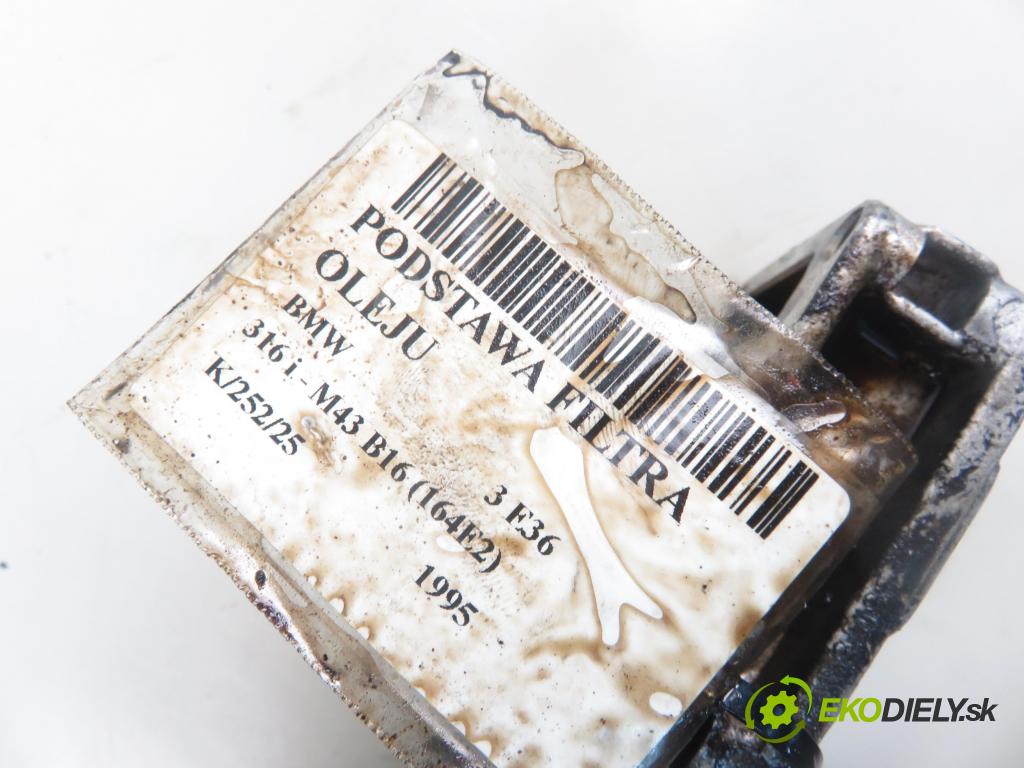 BMW 3 (E36) SEDAN 1995 75,00 316 i 102 - M43 B16 1596,00 Obal filtra oleja 1727527 (Obal olejového filtra)
