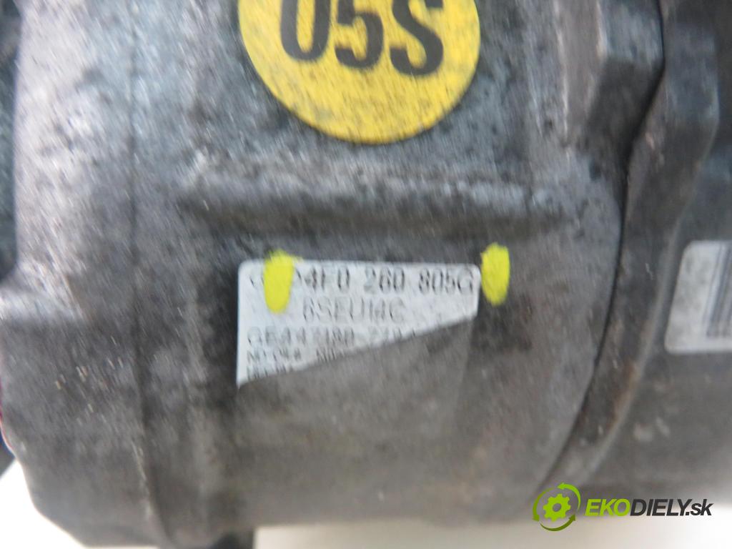 AUDI A6 (4F2, C6) SEDAN 2004 165,00 3.0 TDI quattro - BMK 2967,00 KOMPRESOR: klimatizácie 4F0260805G (Kompresor klimatizácie)
