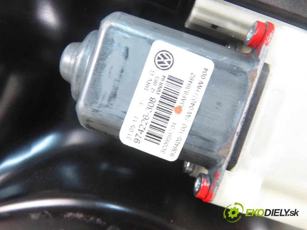 VW PASSAT B7 Variant (365) KOMBI 2011 103,00 2.0 TDI - CFFB 1968,00 mechanismus oken PTE 3AA839756 ; 3C0959704