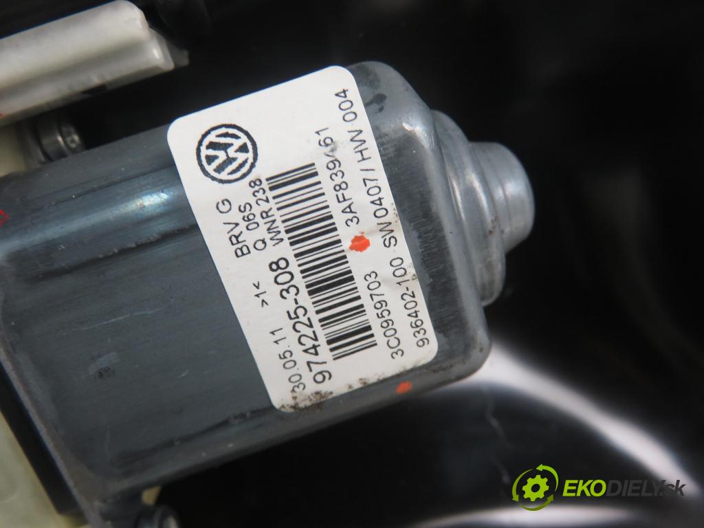 VW PASSAT B7 Variant (365) KOMBI 2011 103,00 2.0 TDI - CFFB 1968,00 mechanismus oken LTE 3AA839755 ; 3C0959703