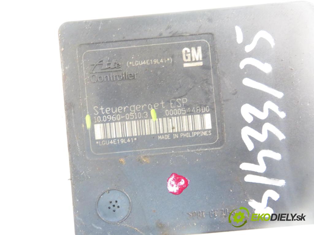 OPEL ASTRA H (A04) HB 2004 74,00 1.7 CDTI 100 - Z 17 DTH 1686,00 Pumpa ABS 10096005103 ; 13157577GX ; 10020601274 (Pumpa ABS)