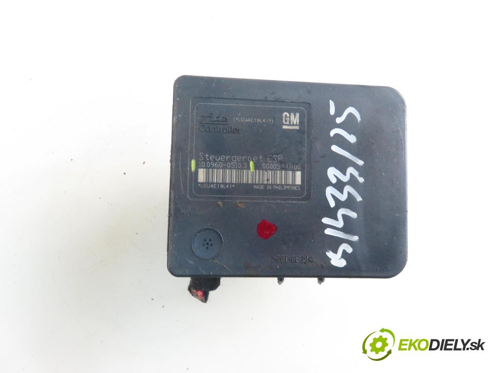 OPEL ASTRA H (A04) HB 2004 74,00 1.7 CDTI 100 - Z 17 DTH 1686,00 Pumpa ABS 10096005103 ; 13157577GX ; 10020601274 (Pumpa ABS)