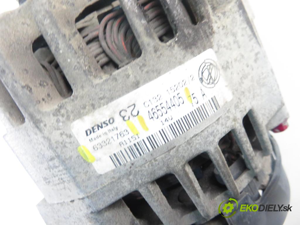 FIAT STILO (192_) HB 2002 59,00 1.2 16V 80 - 188 A5.000 1242,00 Alternátor 46554405 ; 63321763 (Alternátor)