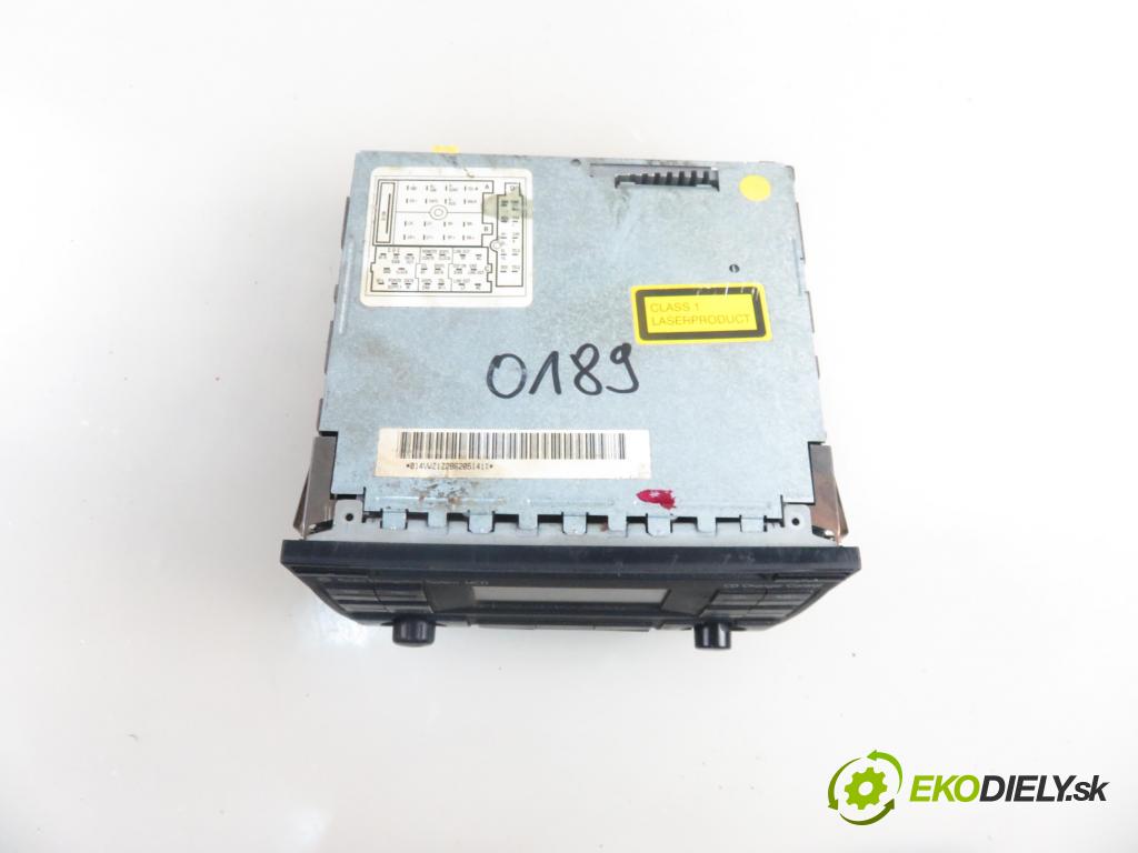 VW POLO (9N_) HB 2001 47,00 1.2 12V 64 - AZQ 1198,00 RADIO CD 6Q0035191