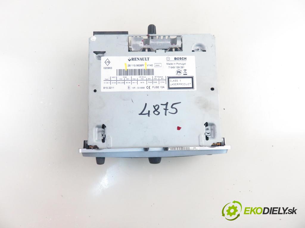 RENAULT MEGANE III liftback (BZ0/1_) HB 2011 96,00 1.9 dCi (BZ0N, BZ0J) - F9Q 870 1870,00 RADIO CD 281159638R