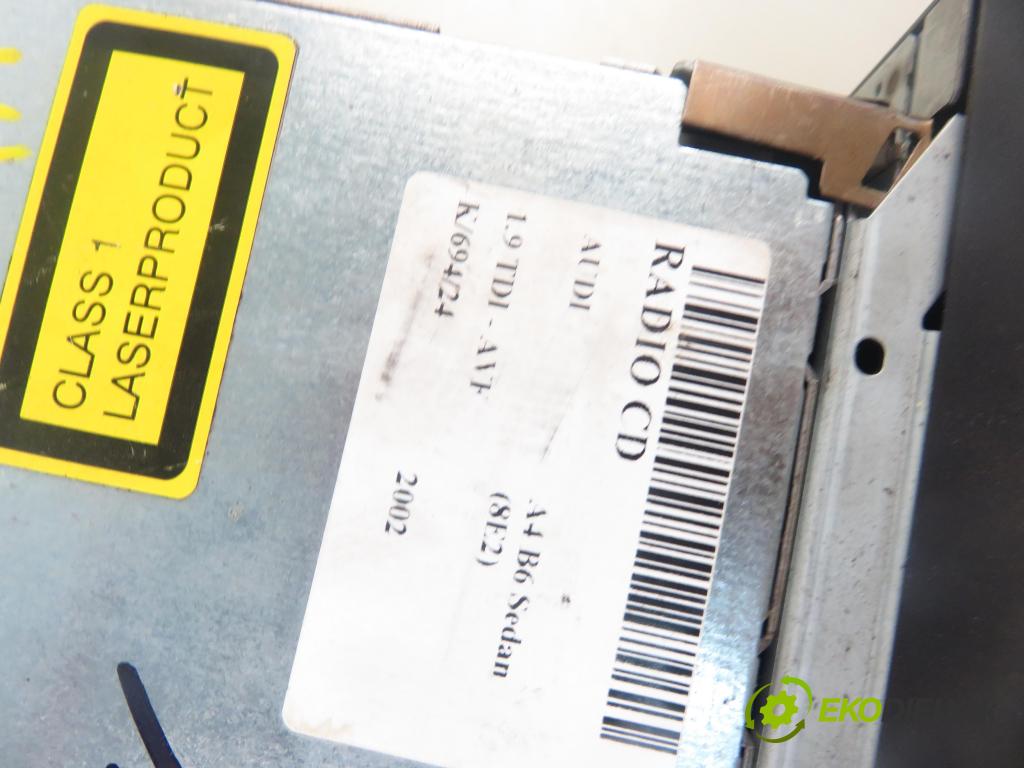 AUDI A4 (8E2, B6) SEDAN 2002 96,00 1.9 TDI PD 130 1896,00 RADIO CD 8E0035192B