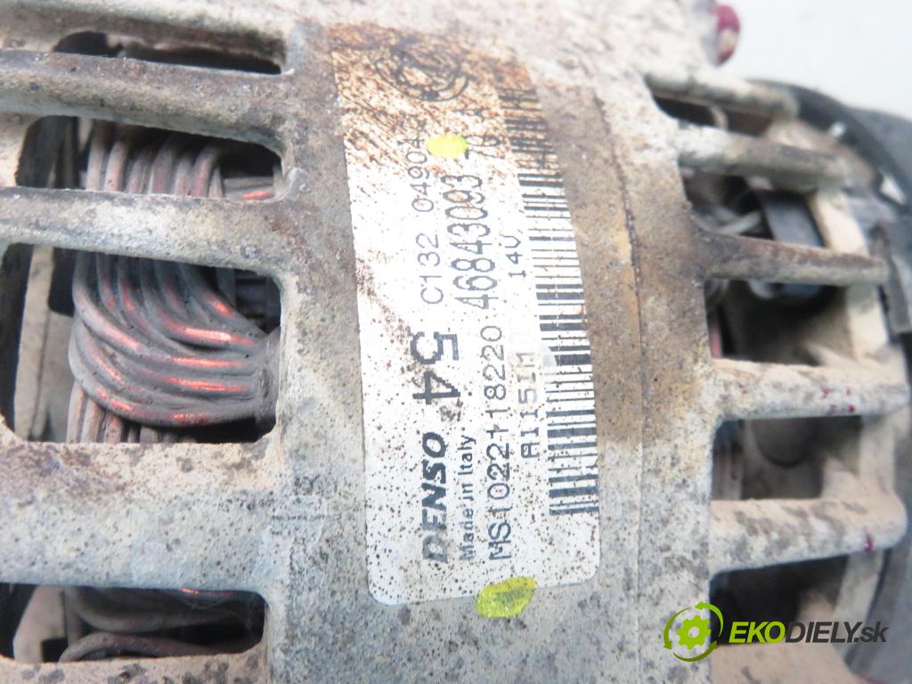 FIAT PANDA (169_) HB 2004 40,00 1.1 54 - 187 A1.000 1108,00 Alternátor 46843093 ; MS1022118220 (Alternátor)