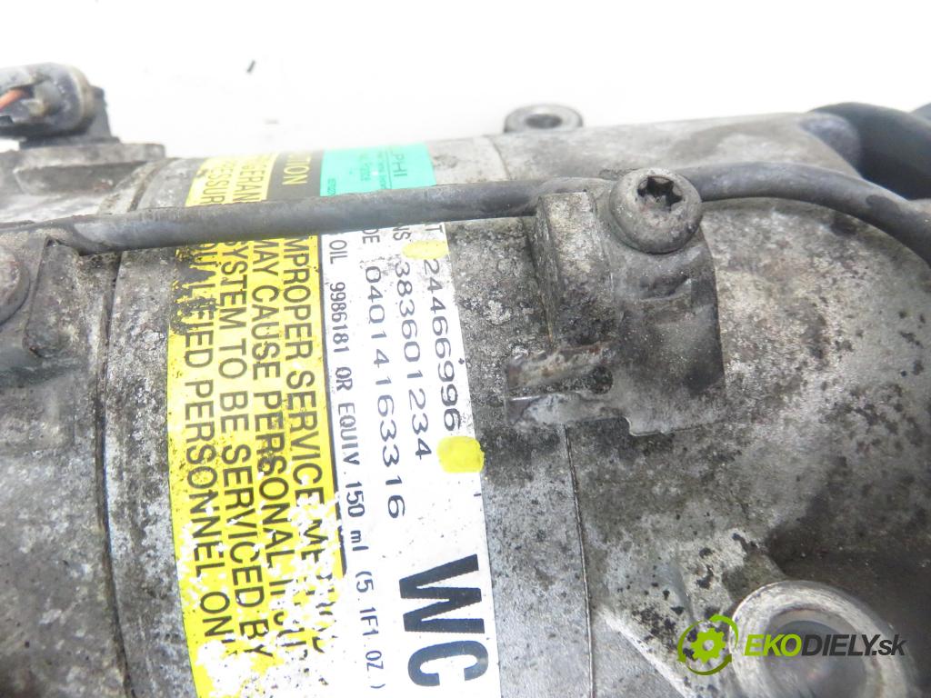 OPEL ASTRA H (A04) HB 2004 74,00 1.7 CDTI 100 - Z 17 DTH 1686,00 KOMPRESOR: klimatizácie 24466996 (Kompresor klimatizácie)