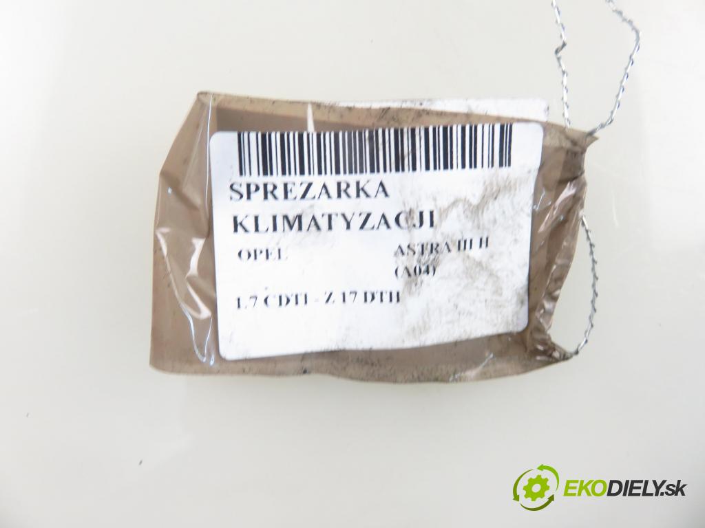 OPEL ASTRA H (A04) HB 2004 74,00 1.7 CDTI 100 - Z 17 DTH 1686,00 KOMPRESOR: klimatizácie 24466996 (Kompresor klimatizácie)