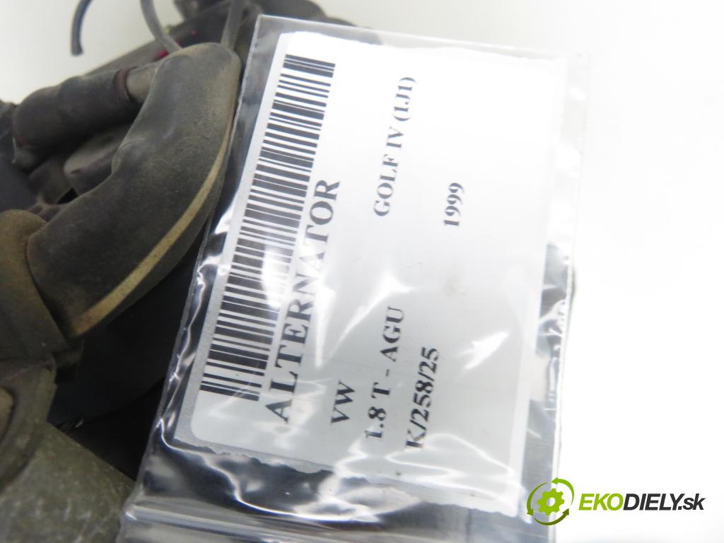 VW GOLF IV (1J1) HB 1999 110,00 1.8 T - AGU 1781,00 Alternátor 028903028D ; 0124325003 (Alternátor)