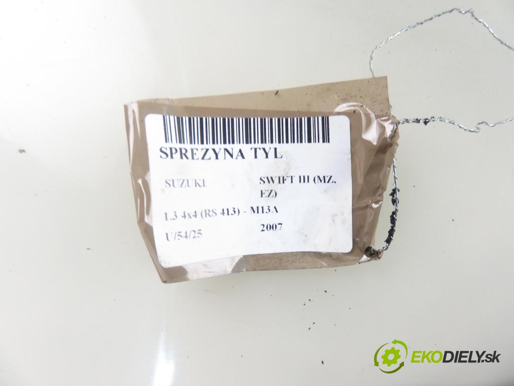 SUZUKI SWIFT III (MZ, EZ) HB 2007 0,00 1.3 4x4 (RS 413) - M13A 1328,00 Pružina zadné 