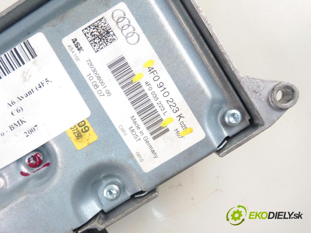 AUDI A6 Avant (4F5, C6) KOMBI 2007 165,00 3.0 TDI quattro - BMK 2967,00 Zosilňovač 4F0910223K ; 4F0035223L (Zosilňovač)