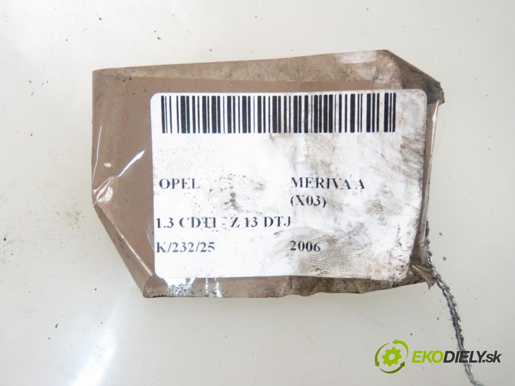 OPEL MERIVA A nadwozie wielkoprzestrzenne (MPV) (X03) MINIVAN 2006 55,00 1.3 CDTI - Z 13 DTJ 1248,00 pumpa paliva