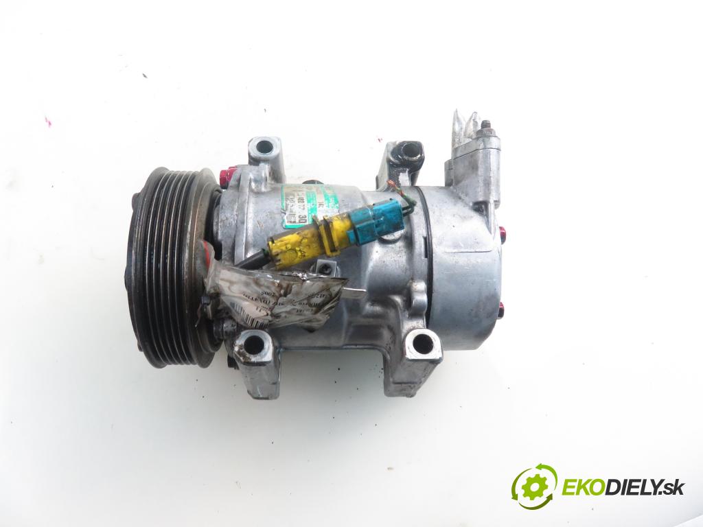 PEUGEOT 206 liftback (2A/C) HB 2005 50,00 1.4 HDi 8V 70 - 8HZ 1398,00 KOMPRESOR: klimatizace  (Kompresor klimatizace)