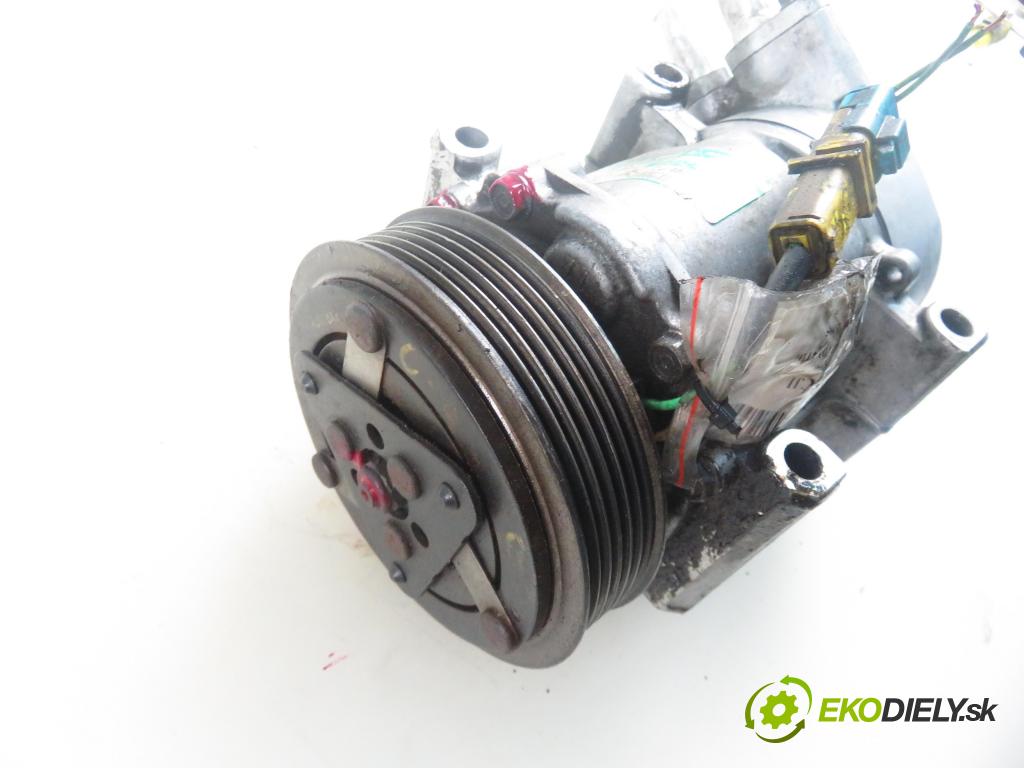 PEUGEOT 206 liftback (2A/C) HB 2005 50,00 1.4 HDi 8V 70 - 8HZ 1398,00 KOMPRESOR: klimatizace  (Kompresor klimatizace)