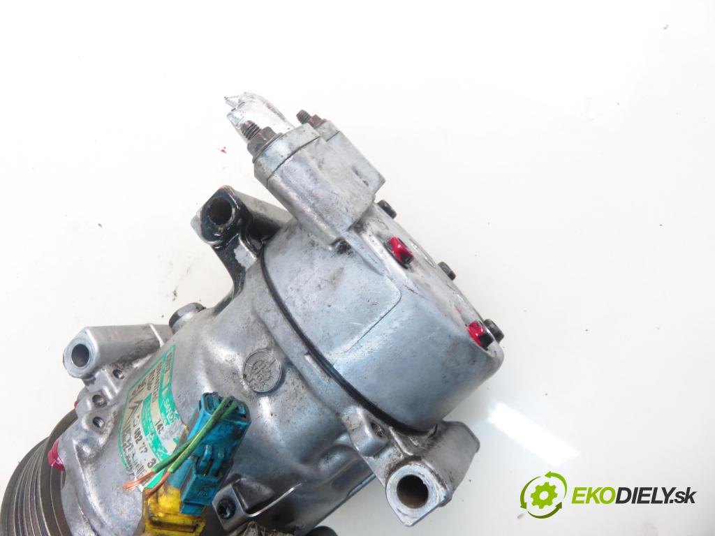 PEUGEOT 206 liftback (2A/C) HB 2005 50,00 1.4 HDi 8V 70 - 8HZ 1398,00 KOMPRESOR: klimatizace  (Kompresor klimatizace)