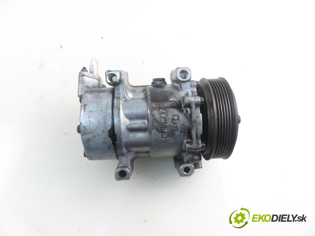 PEUGEOT 206 liftback (2A/C) HB 2005 50,00 1.4 HDi 8V 70 - 8HZ 1398,00 KOMPRESOR: klimatizace  (Kompresor klimatizace)