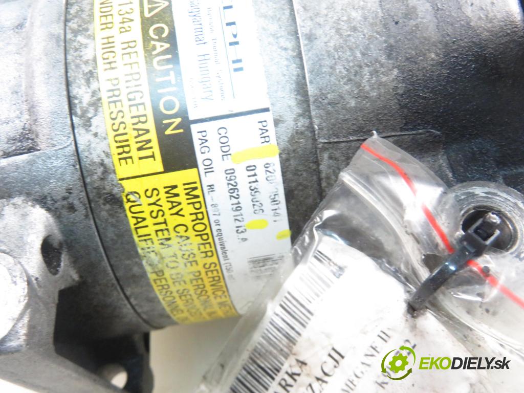 RENAULT MEGANE II (BM0/1_, CM0/1_) HB 2003 60,00 1.5 dCi 82 - K9K 722 1461,00 KOMPRESOR: klimatizácie 8200050141 ; 01139026 (Kompresor klimatizácie)