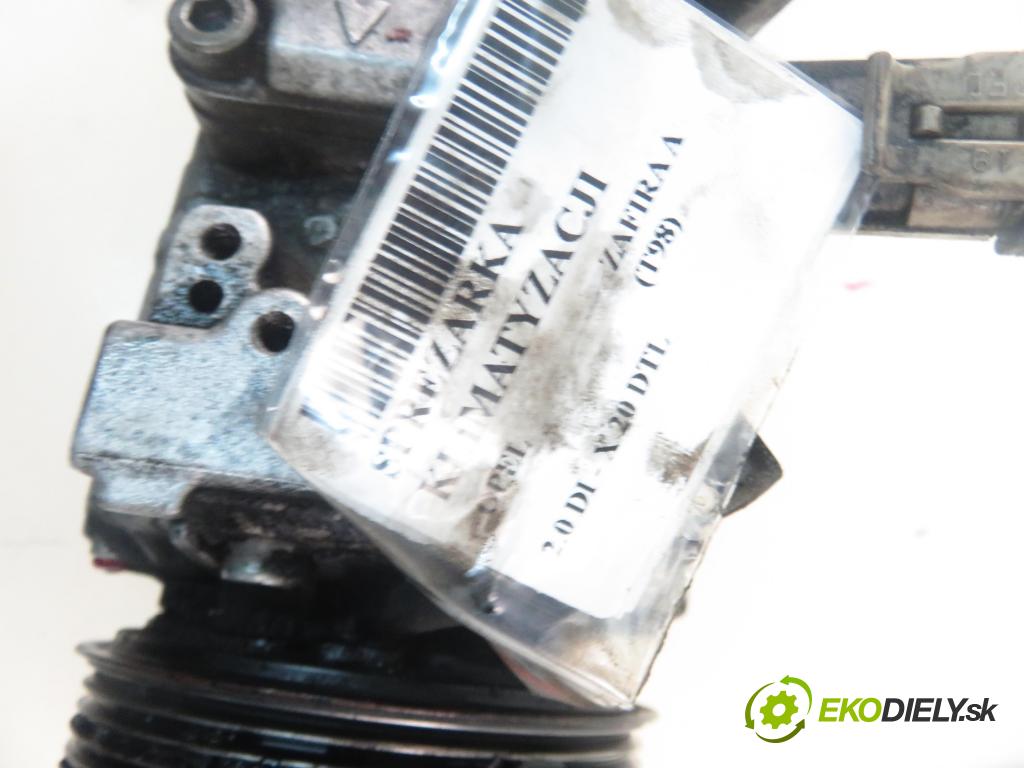 OPEL ZAFIRA A Nadwozie Wielkopojemne (MPV) (T98)  MINIVAN 2000 60,00 2.0 DI - X 20 DTL 1995,00 KOMPRESOR: klimatizácie  (Kompresor klimatizácie)