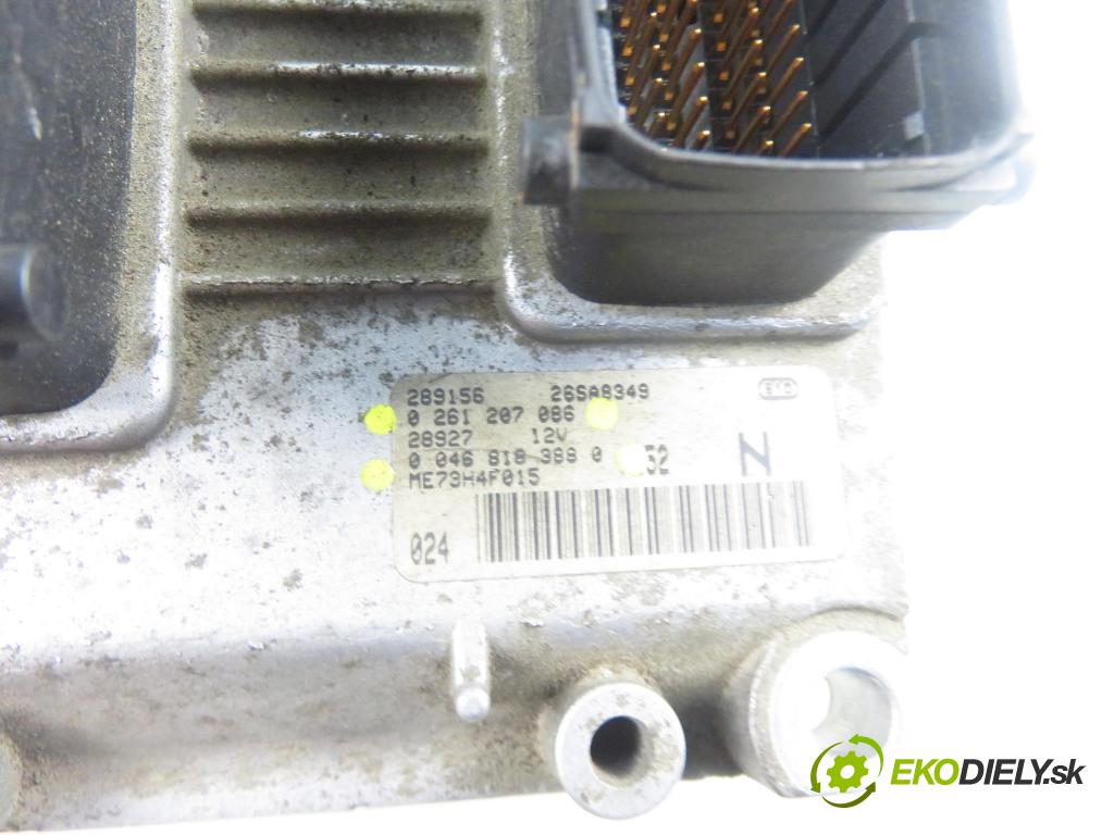 FIAT STILO (192_) HB 2002 59,00 1.2 16V 80 - 188 A5.000 1242,00 Riadiaca jednotka Motor 0261207086 ; 00468183880