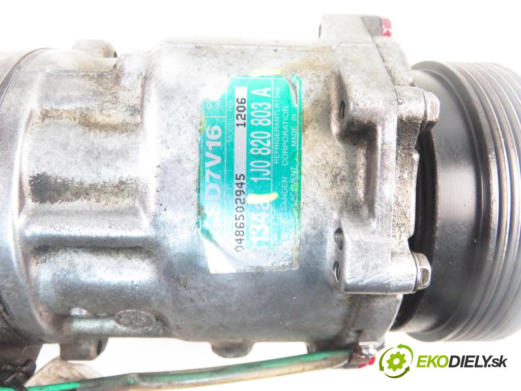 VW GOLF IV (1J1) HB 1999 66,00 1.9 TDI 90 - ALH 1896,00 KOMPRESOR: klimatizácie 1J0820803A (Kompresor klimatizácie)