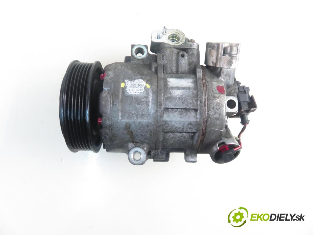 VW POLO (9N_) HB 2006 51,00 1.4 TDI - BNM 1422,00 KOMPRESOR: klimatizácie 6Q0820803J (Kompresor klimatizácie)
