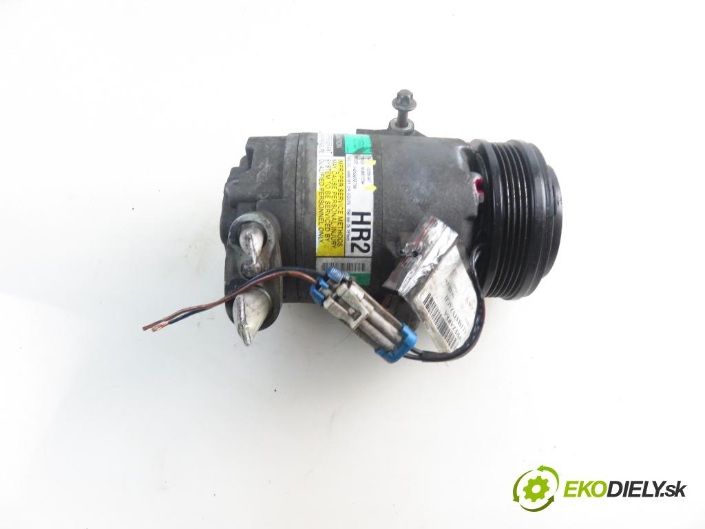 OPEL MERIVA A nadwozie wielkoprzestrzenne (MPV) (X03) HB 2005 92,00 1.8 - Z 18 XE 1796,00 KOMPRESOR: klimatizácie 13205197 (Kompresor klimatizácie)