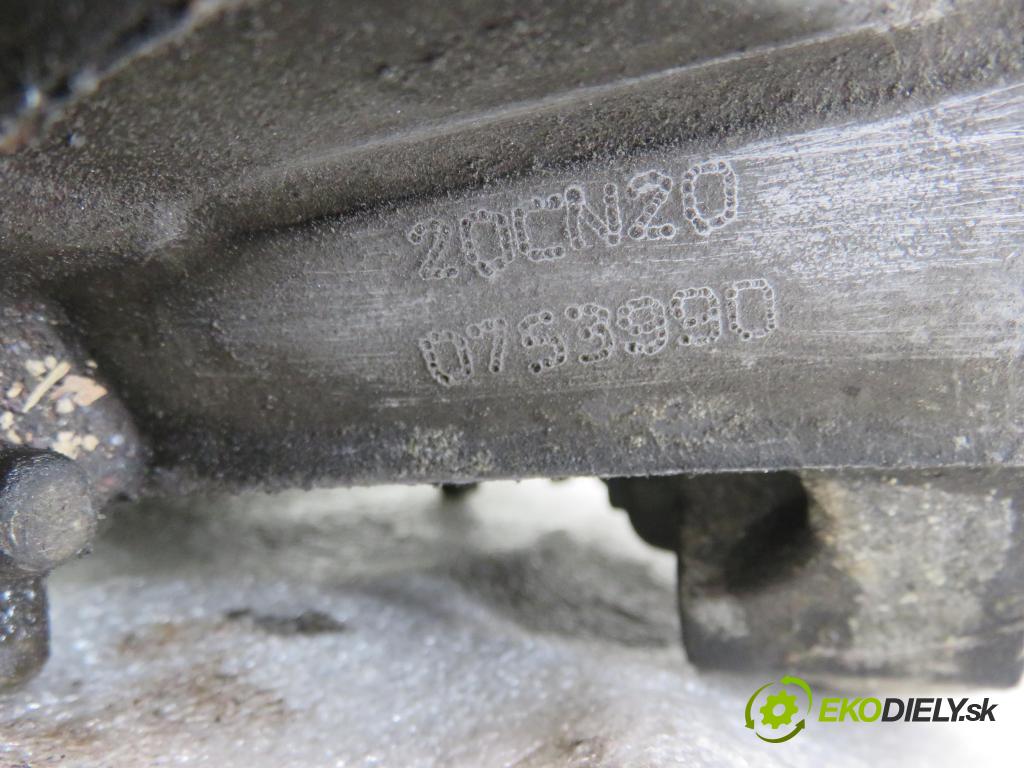 PEUGEOT 307 (3A/C) HB 2002 81,00 1.6 - NFU (TU5JP4) 1587,00 Prevodovka MANUALNA 20CN20