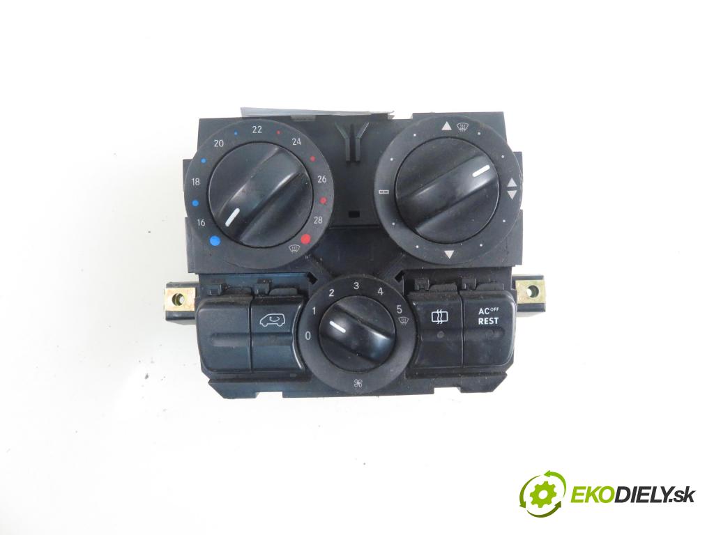 MERCEDES-BENZ VITO Autobus (W639) BUS 2005 110,00 115 CDI 150 - OM 646.982 2148,00 Panel kúrenia KLIMATIZACE: A6394461328KZ ; A6394450605KZ
