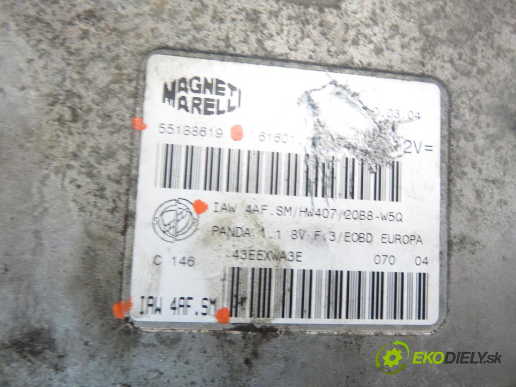 FIAT PANDA (169_) HB 2004 40,00 1.1 54 - 187 A1.000 1108,00 Riadiaca jednotka Motor 55188619 ; IAW4AFSM