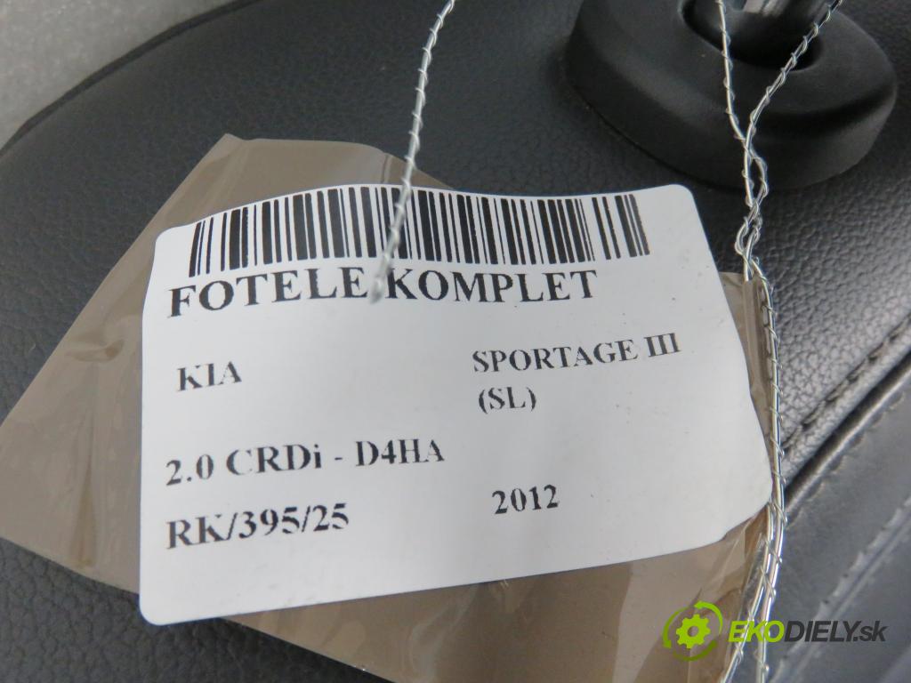 KIA SPORTAGE (SL) SUV 2012 100,00 2.0 CRDi 136 - D4HA 1995,00 Sedadlá, sedačky