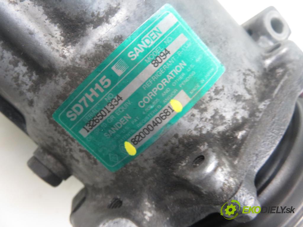 MITSUBISHI SPACE STAR nadwozie wielkoprzestrzenne (MPV) (DG_A) MINIVAN 2003 75,00 1.9 DI-D 102 - F9Q1 1870,00 KOMPRESOR: klimatizácie 8200040681 (Kompresor klimatizácie)