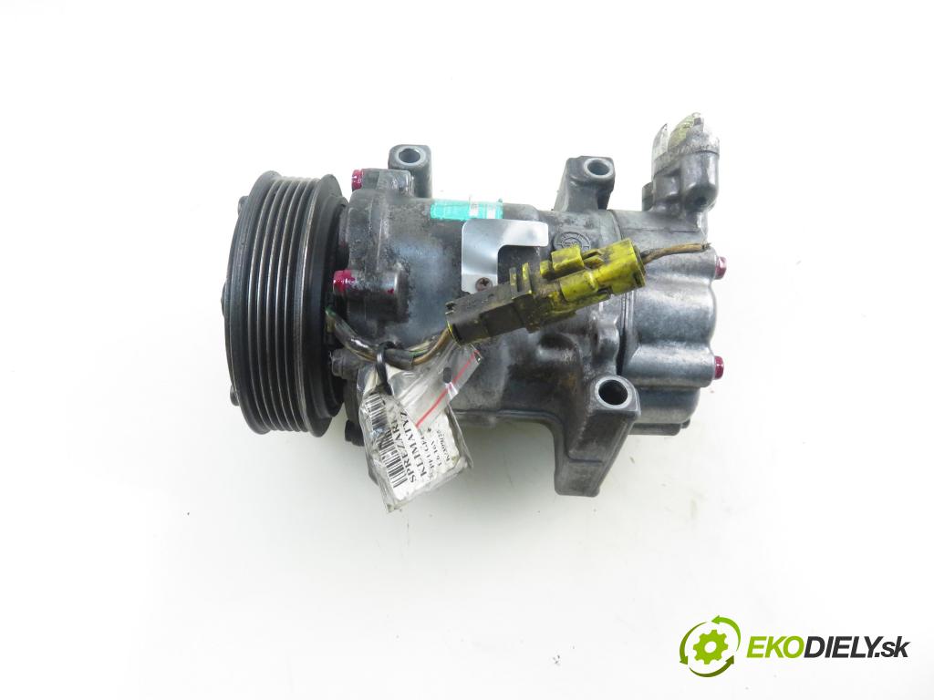 PEUGEOT PARTNER Combispace (5F) KOMBIVAN 2004 80,00 1.6 16V 109 - NFU (TU5JP4) 1587,00 KOMPRESOR: klimatizácie SD6V12 (Kompresor klimatizácie)