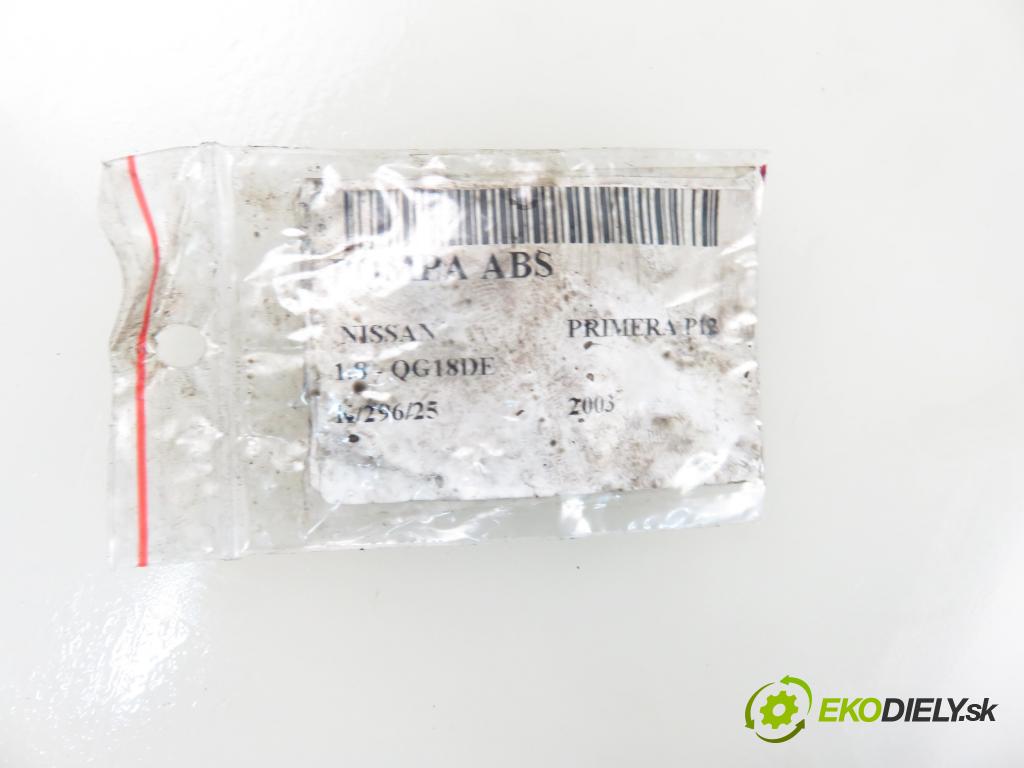 NISSAN PRIMERA (P12) LIFTBACK 2003 85,00 1.8 - QG18DE 1769,00 Pumpa ABS 0265800308 ; 0265231317 ; 47660AV712 (Pumpa ABS)