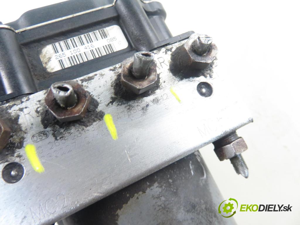 NISSAN PRIMERA (P12) LIFTBACK 2003 85,00 1.8 - QG18DE 1769,00 Pumpa ABS 0265800308 ; 0265231317 ; 47660AV712 (Pumpa ABS)